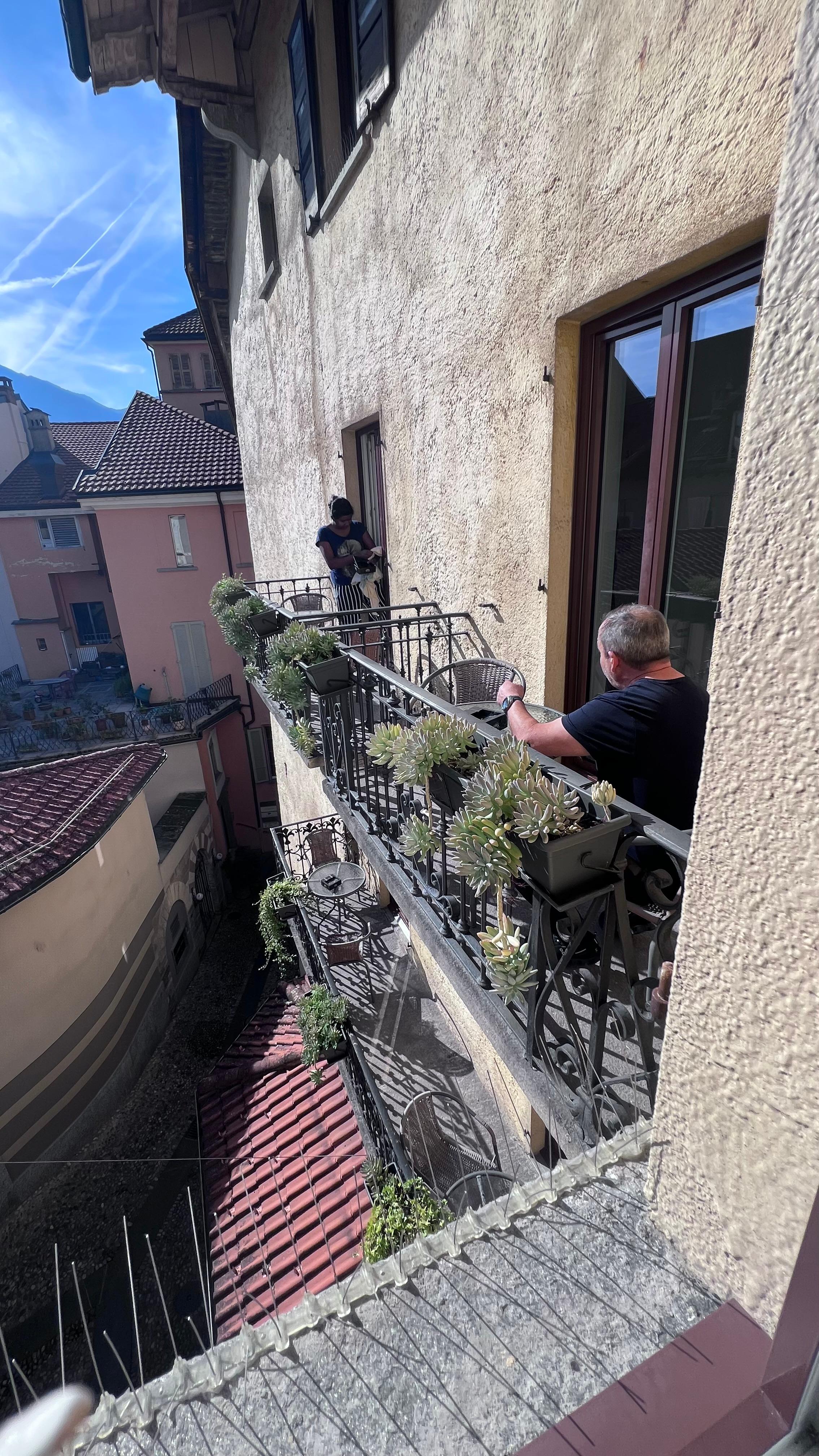 Petit balcon à côté de la chambre 