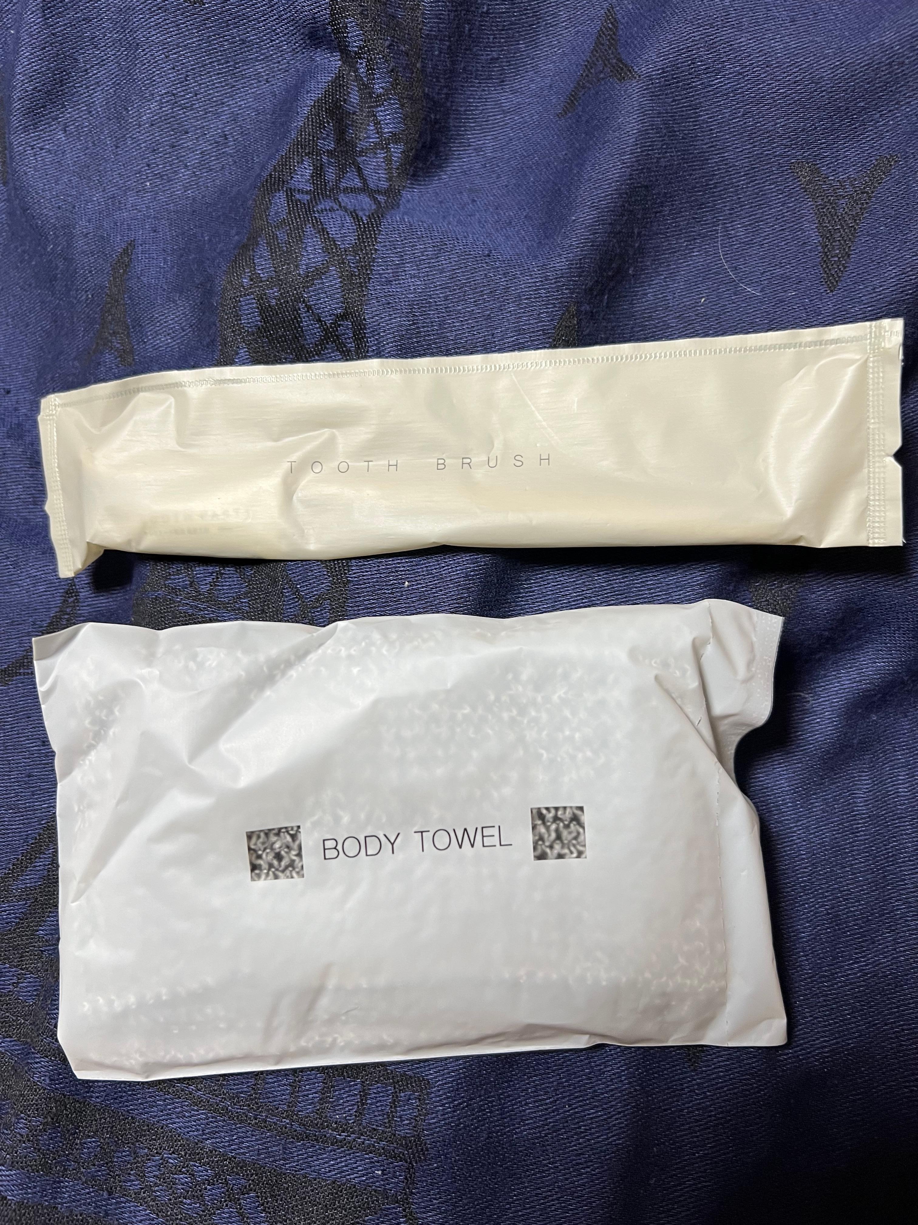 基本のアメニティ
シェーバーは別にいただけます