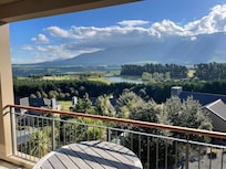 View of grounds from balcony.