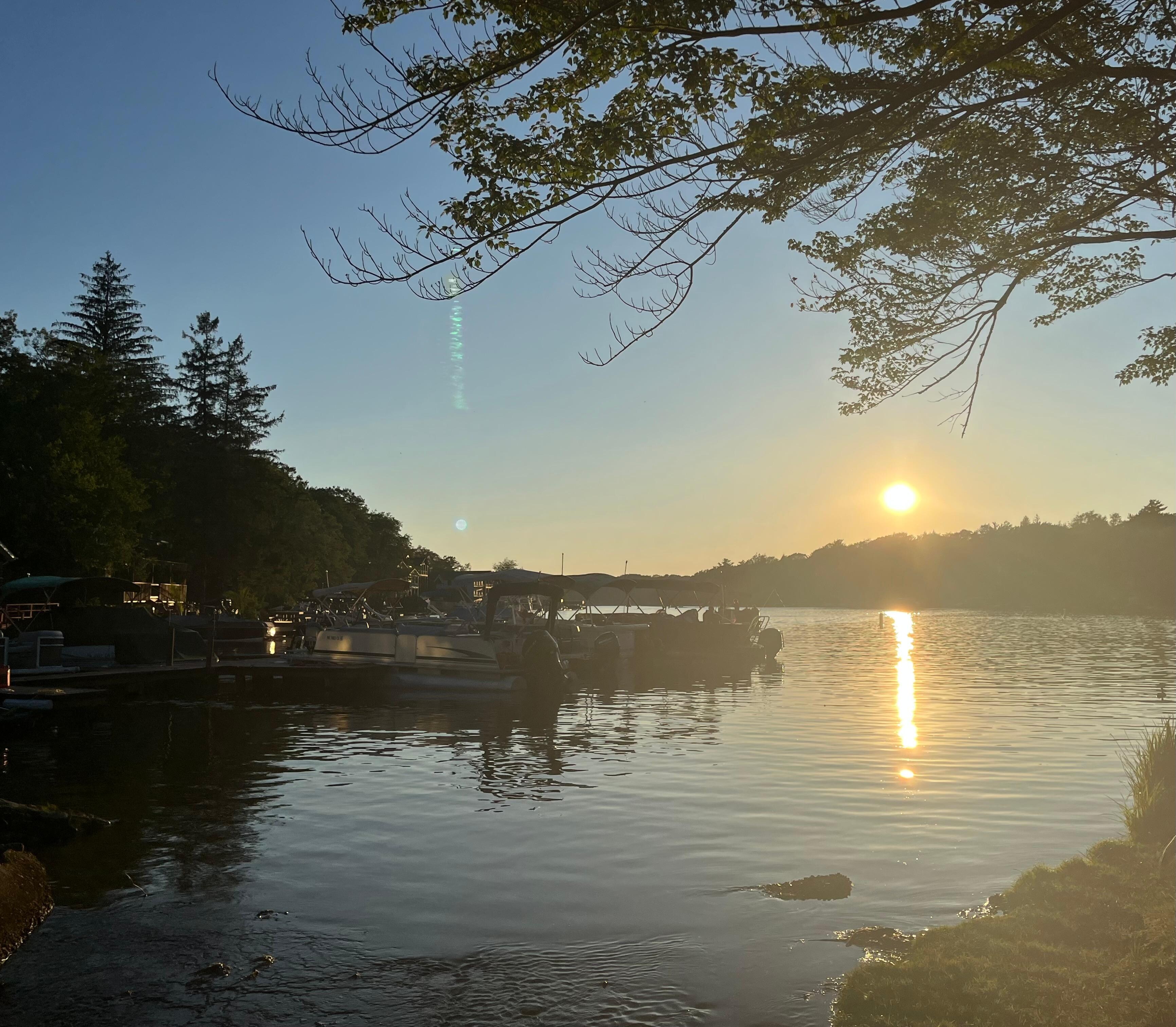 Sunset on Lake Harmony