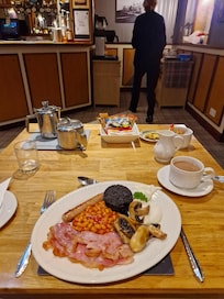 Hearty and tasty breakfast.