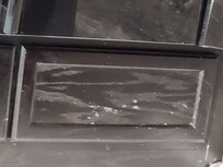 Cabinet doors are filthy