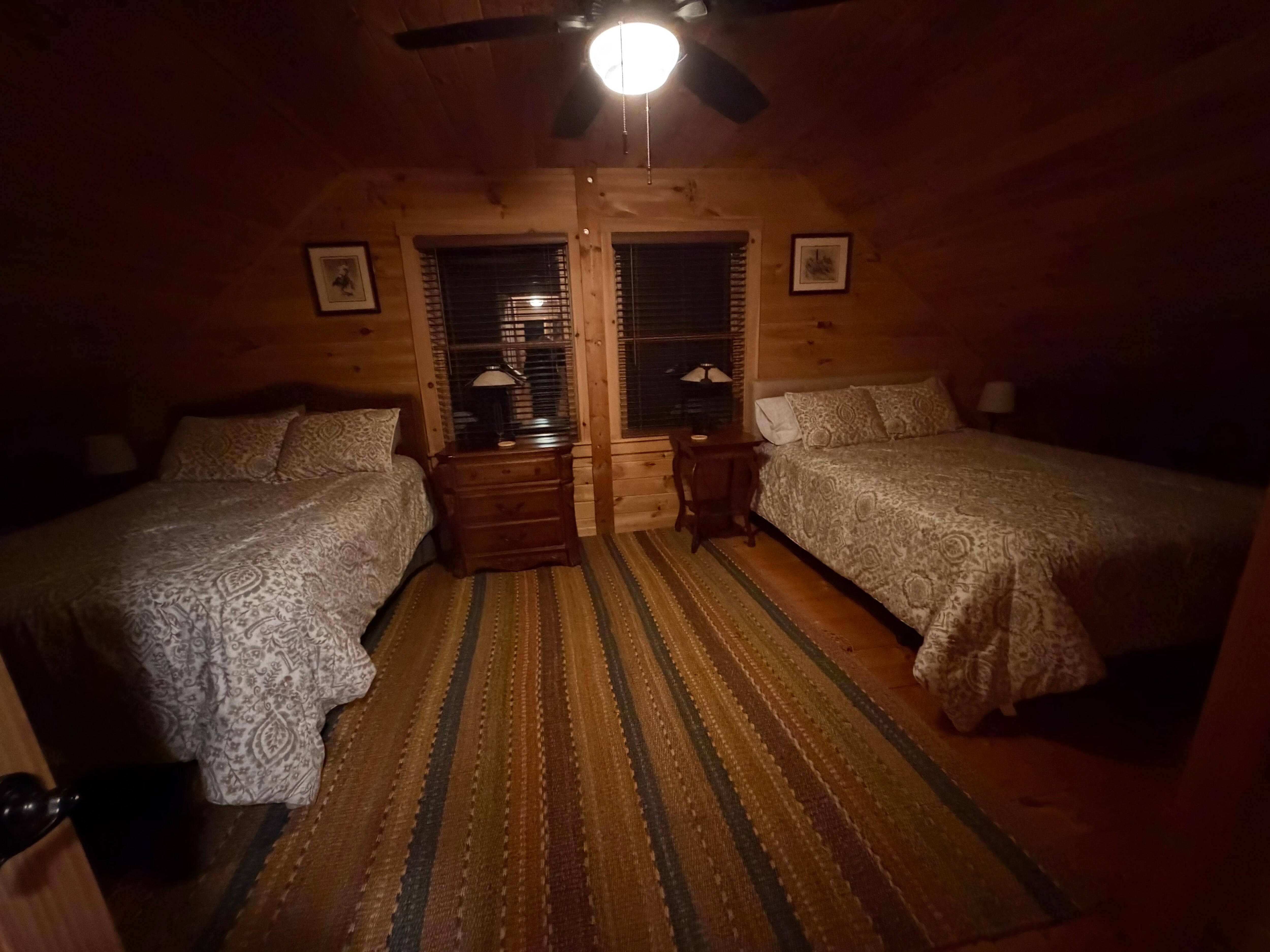 Upstairs bedroom with doubles