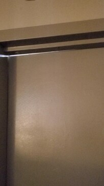 Door not closed at top and the insulation came off at the bottom.