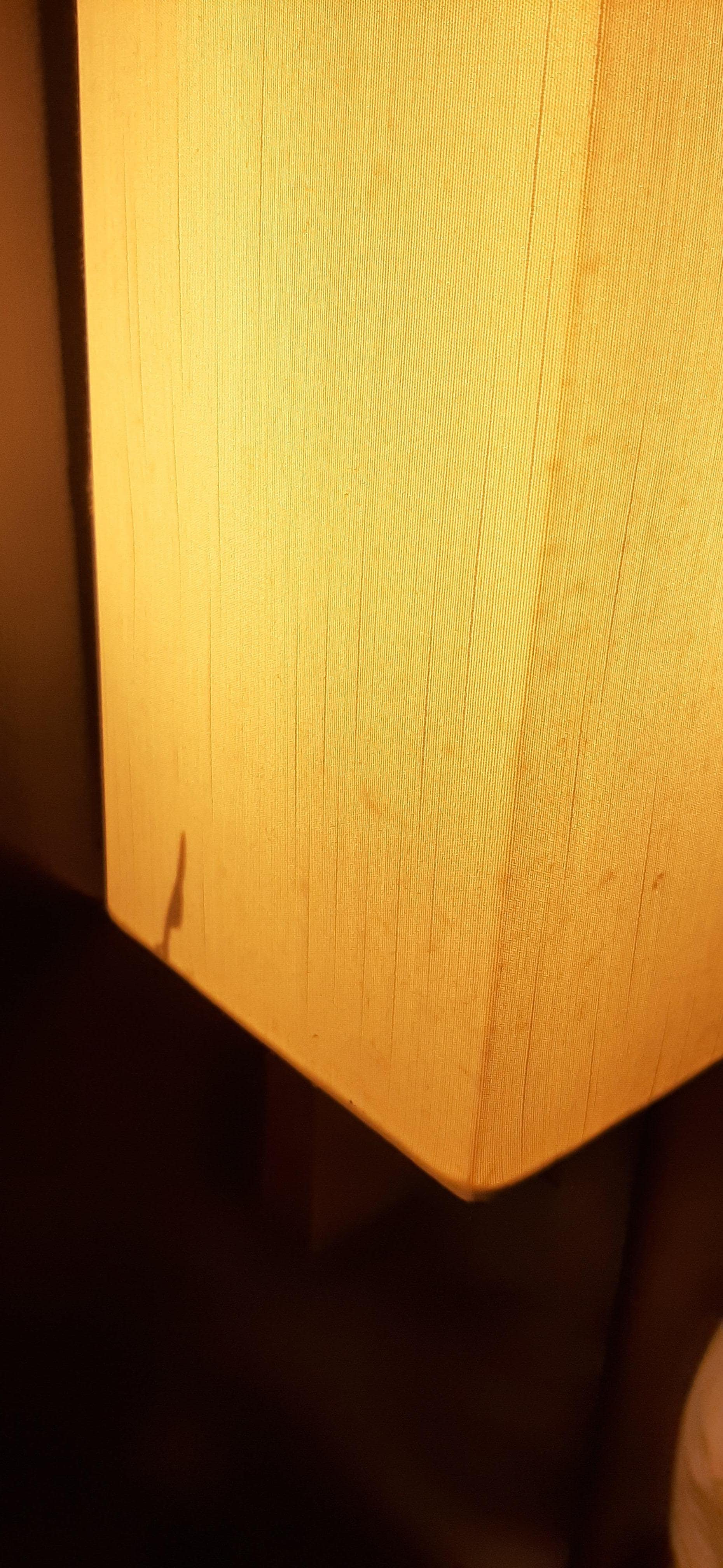 Stains on the lamp shades
