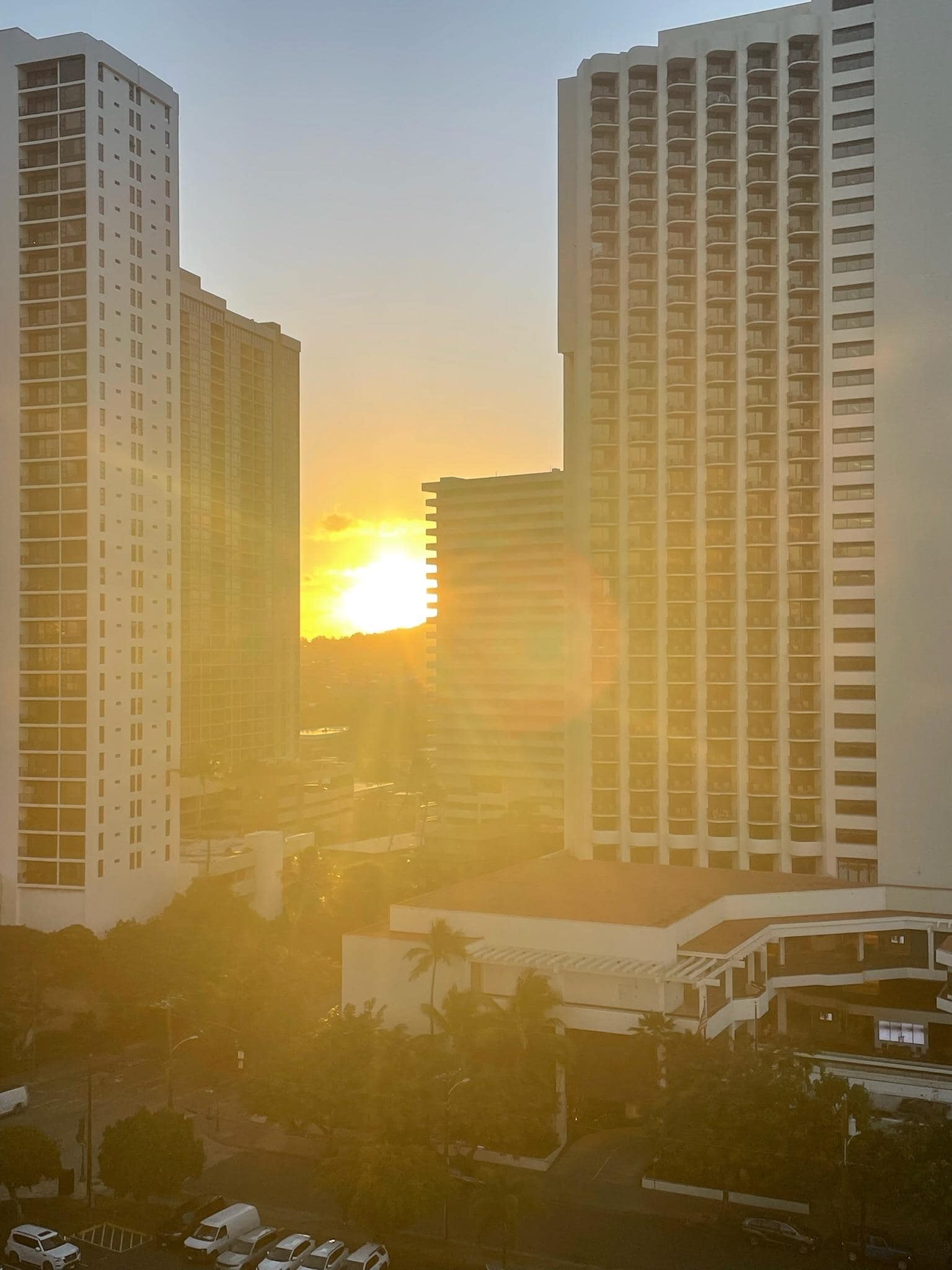 Sunrise from room