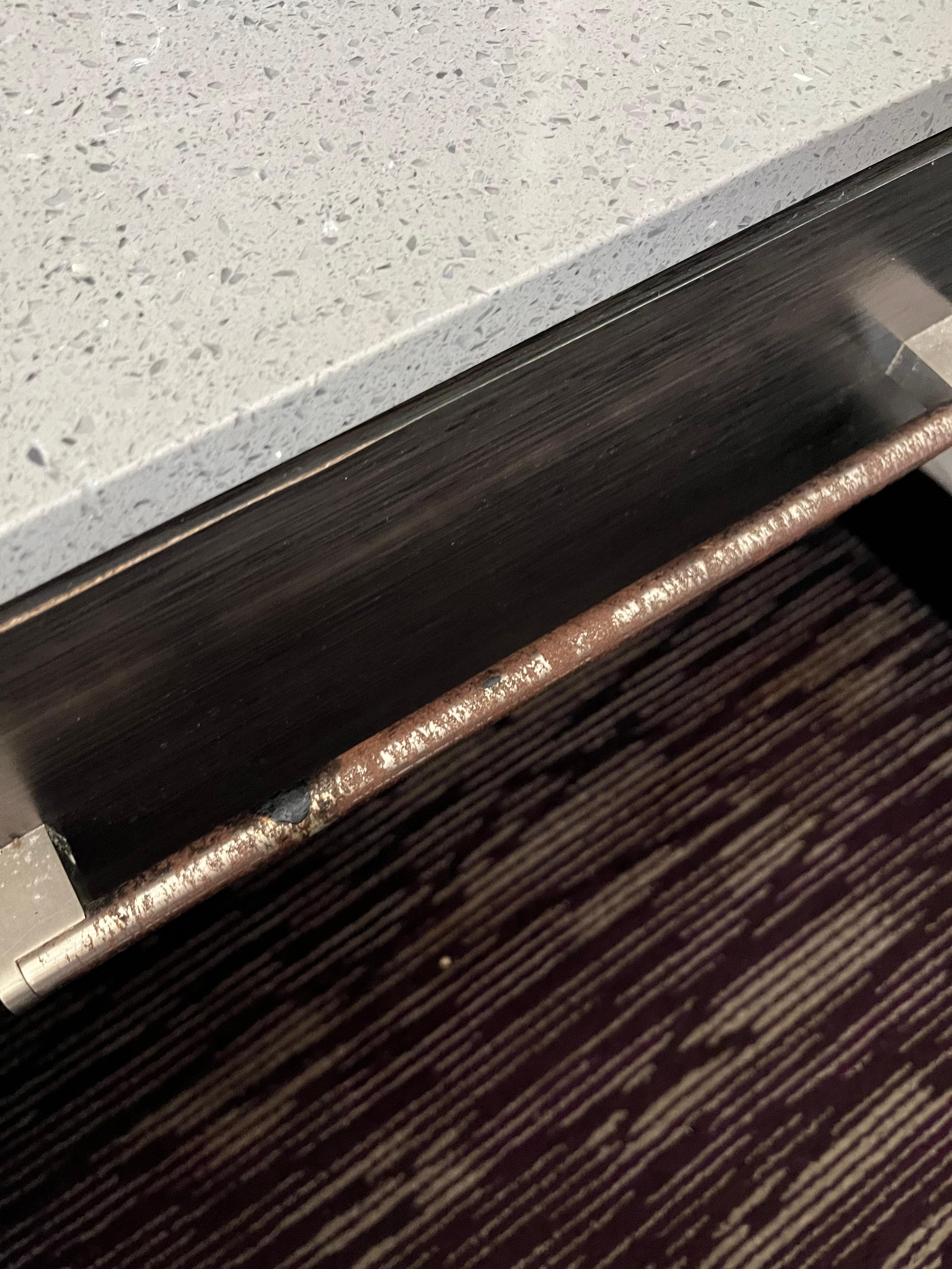 Rusted Drawer pull/handle