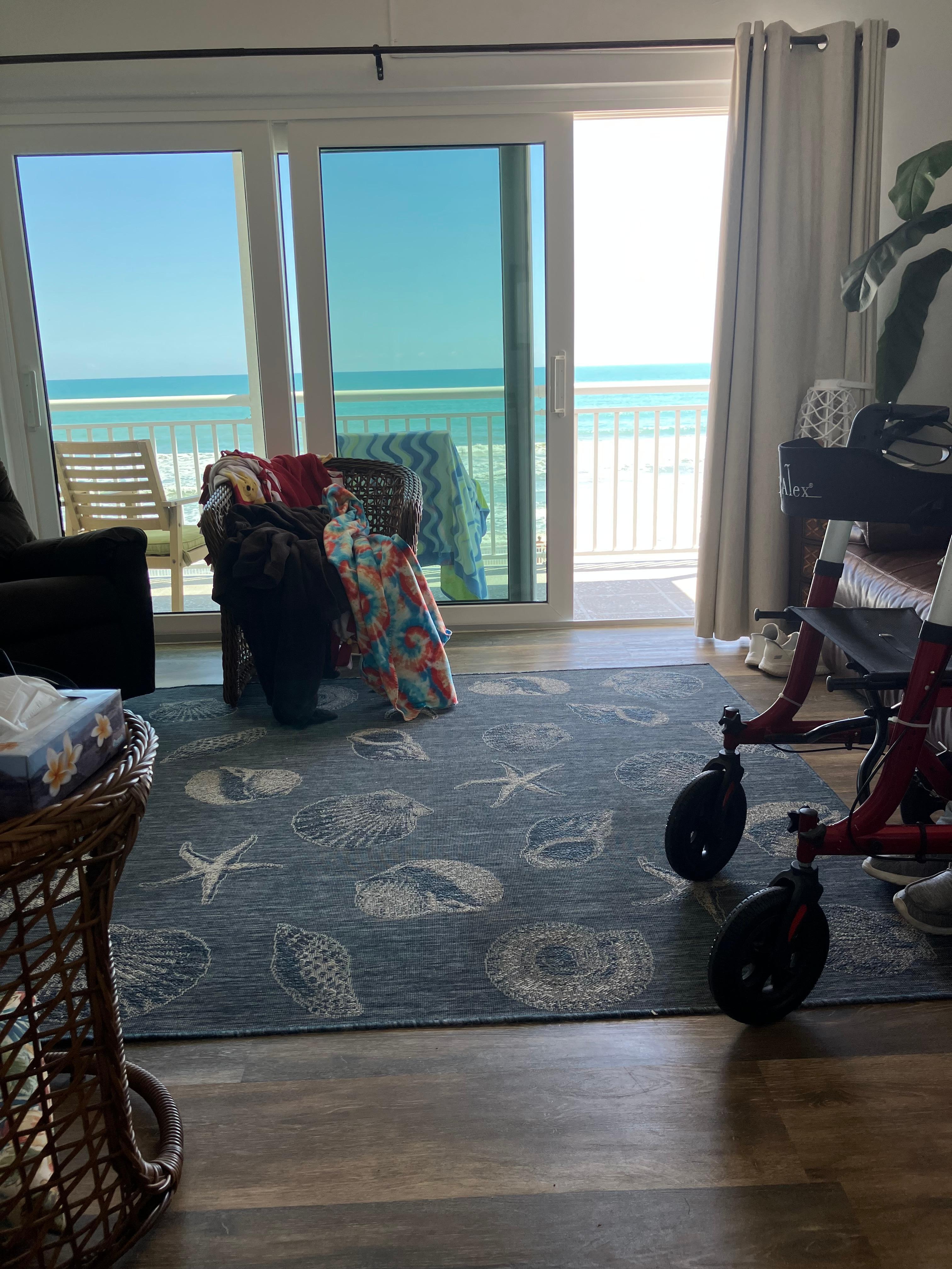 A great view from the living area 