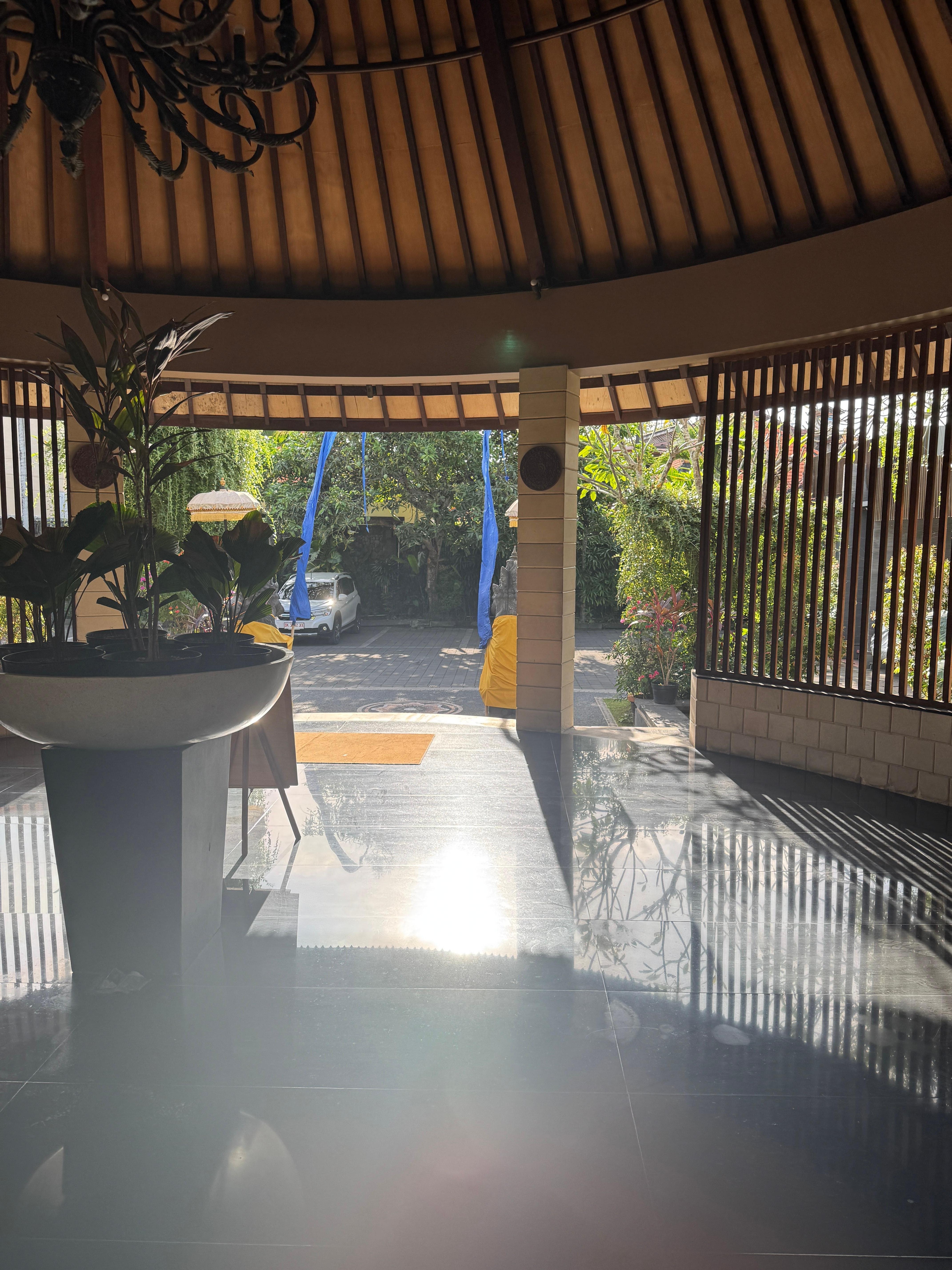 Lobby of villa.