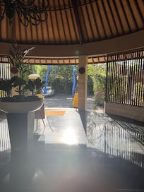 Lobby of villa.