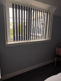 This is the extent of closure of the vertical blinds
