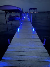 Dock at night