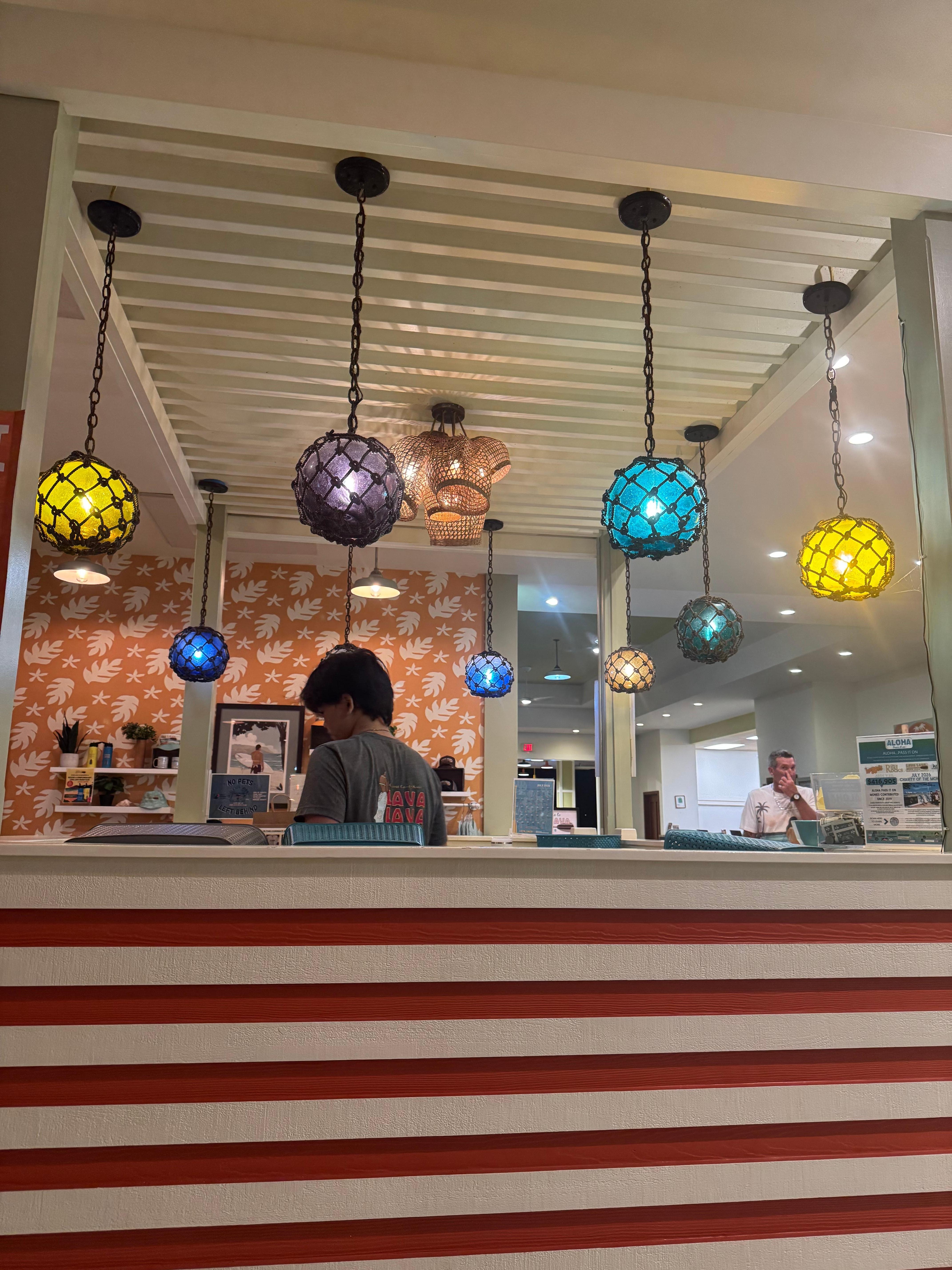 And I was just mesmerized with all this glass ball
