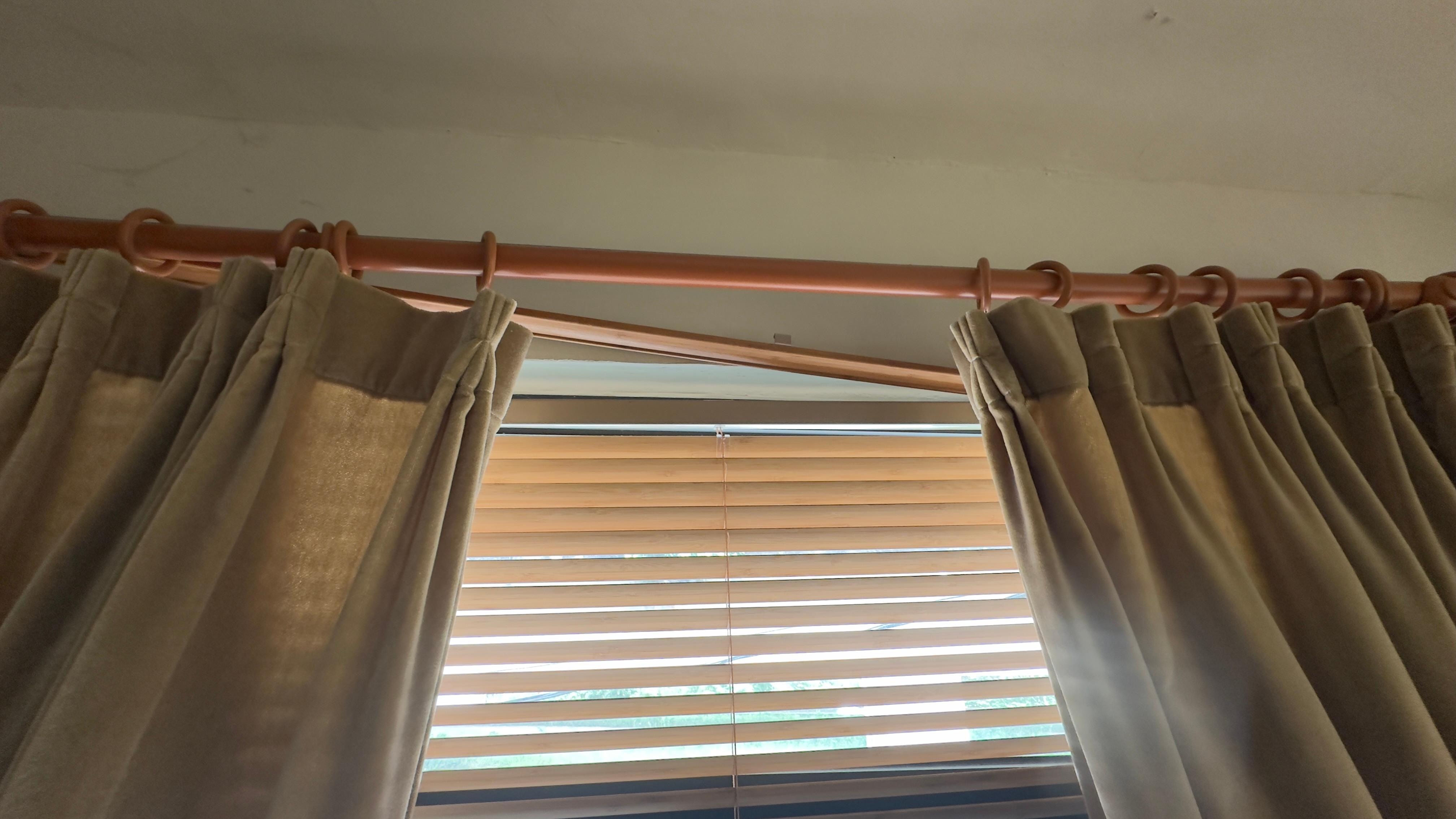 Damaged window covering