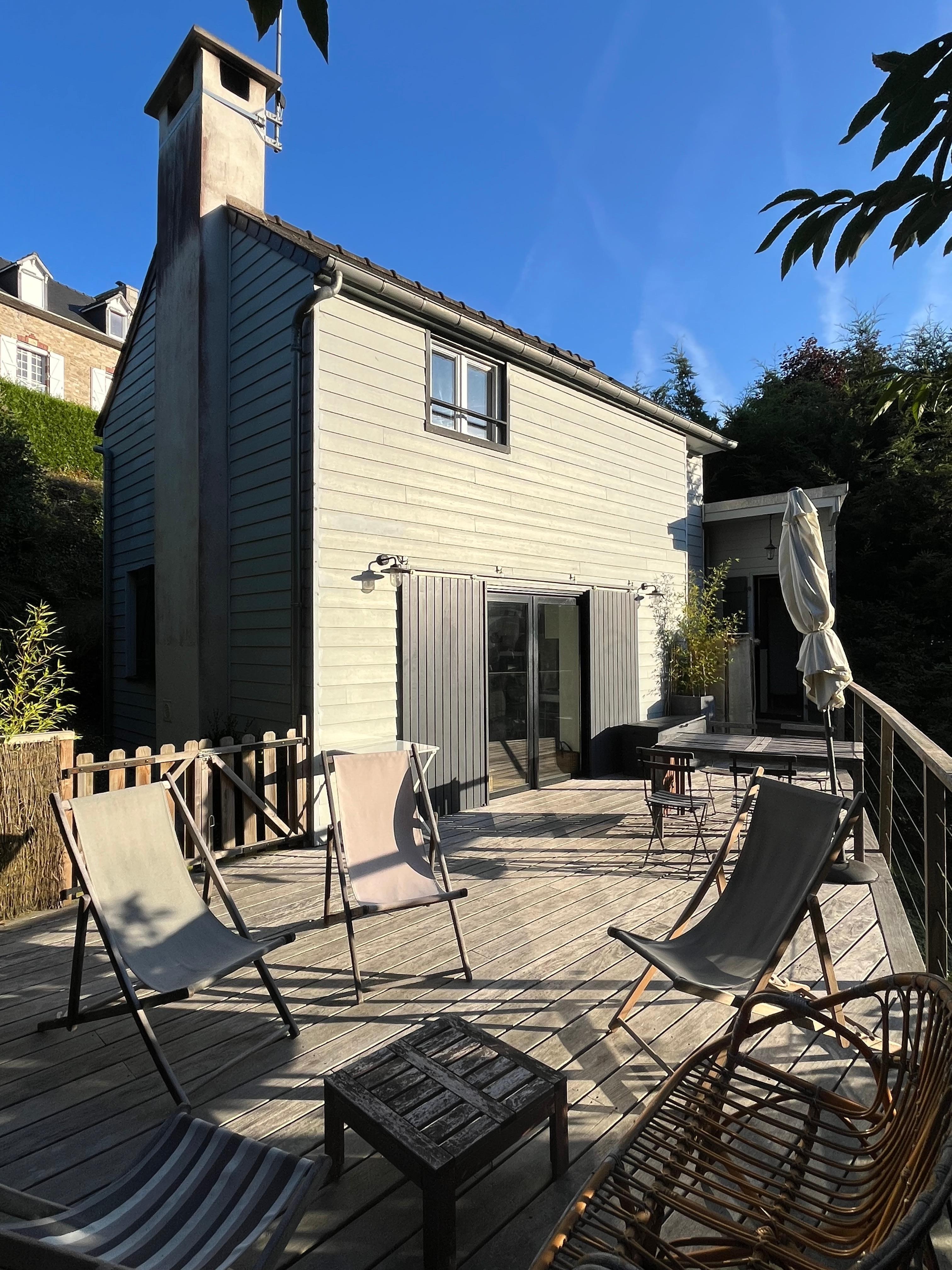 Vue extérieure terrasse 