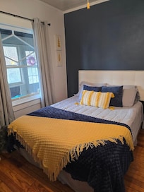 An additional queen bedroom