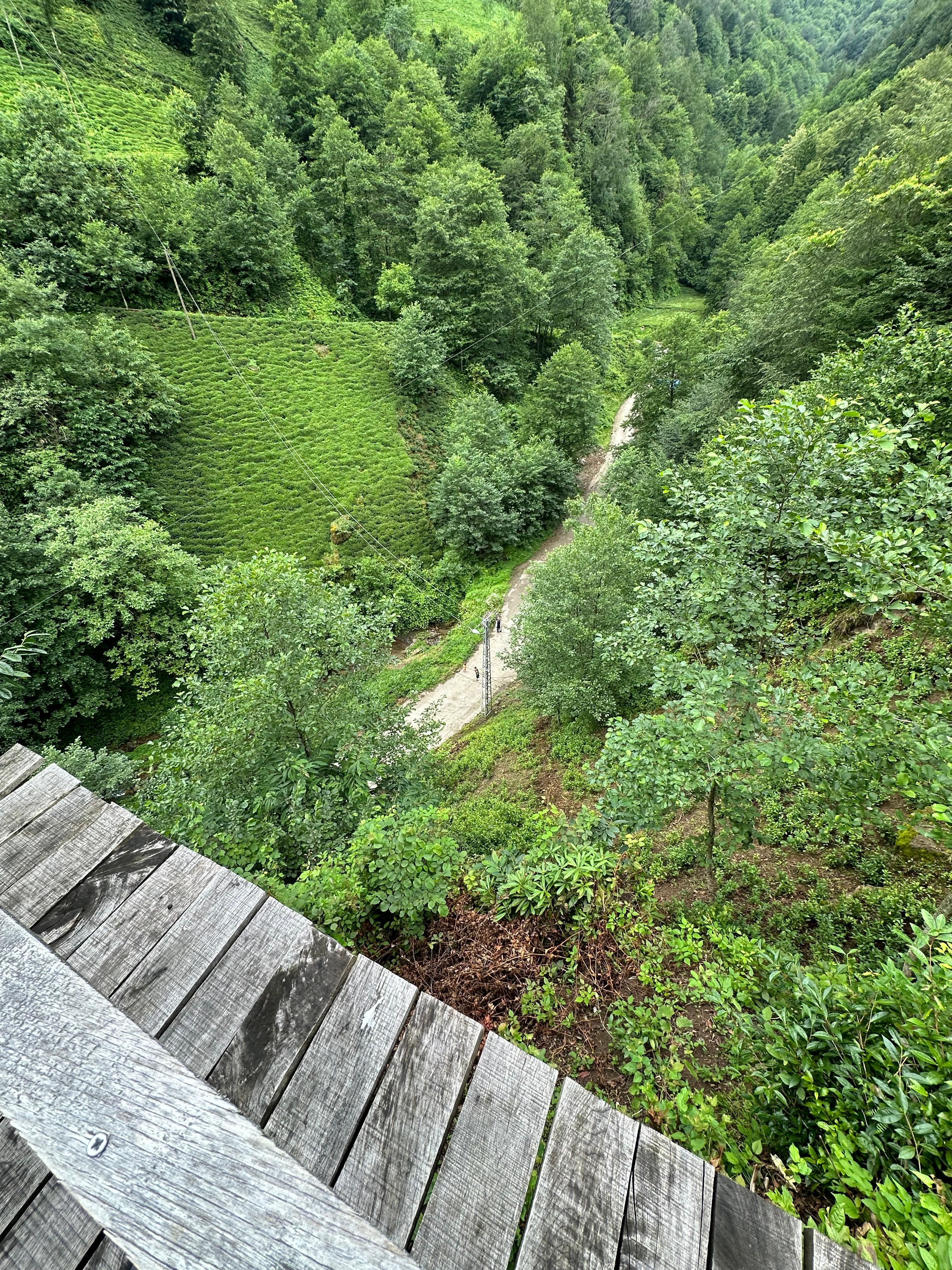 Unser Aussicht im Zelt 