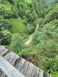 Unser Aussicht im Zelt