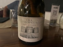 Vinho produzido no local.