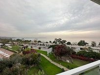 Seaside Junior suite view from the balcony during the daytime