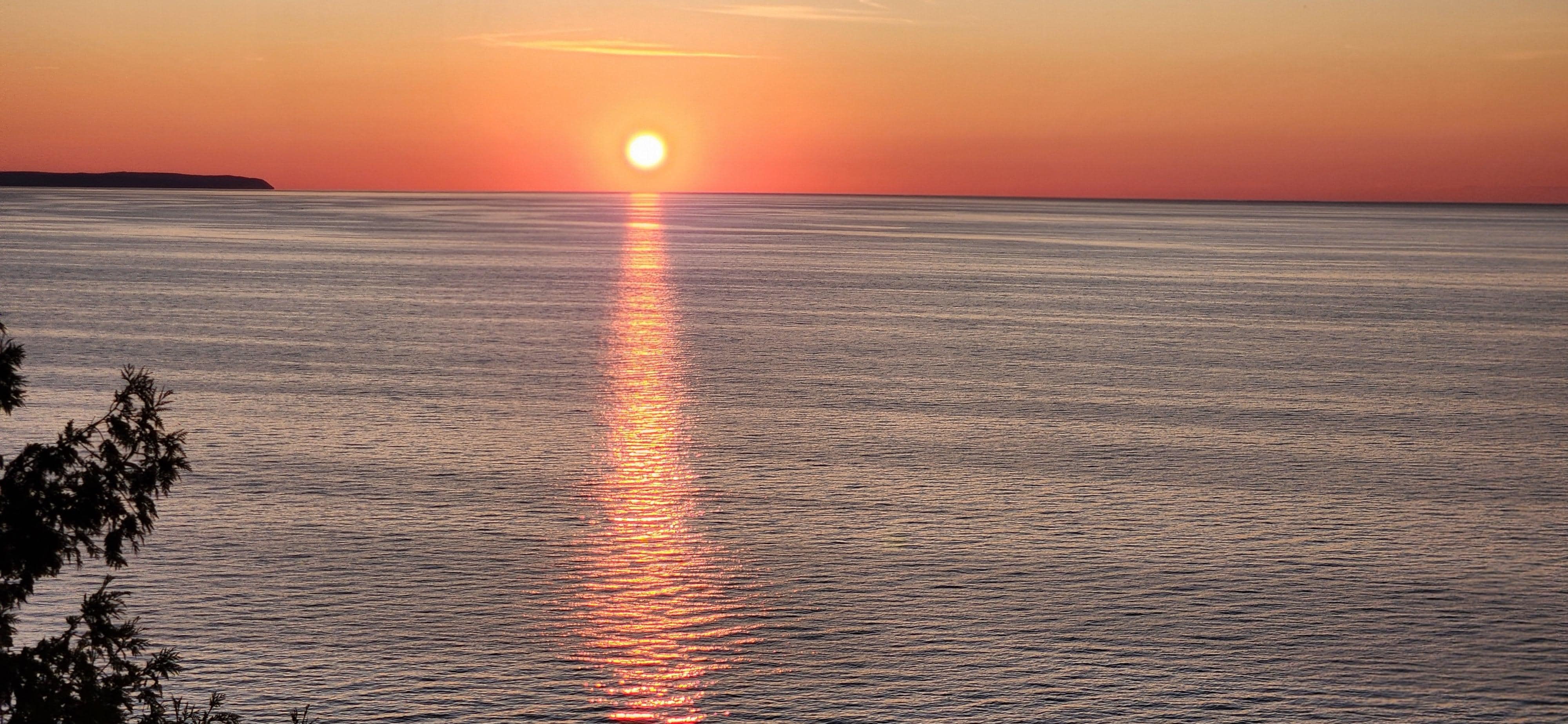 Sunset from the yard