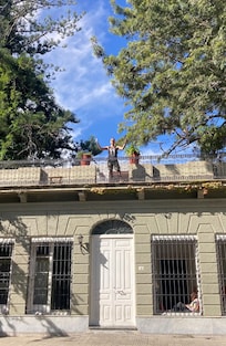 Building front and roof terrace