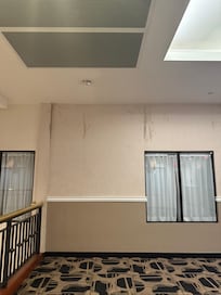 5th floor stains along the walls, the doors to the bedrooms are chipped and raggedy. Not worth the money spent
