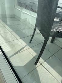 Window was dirty when we arrived.