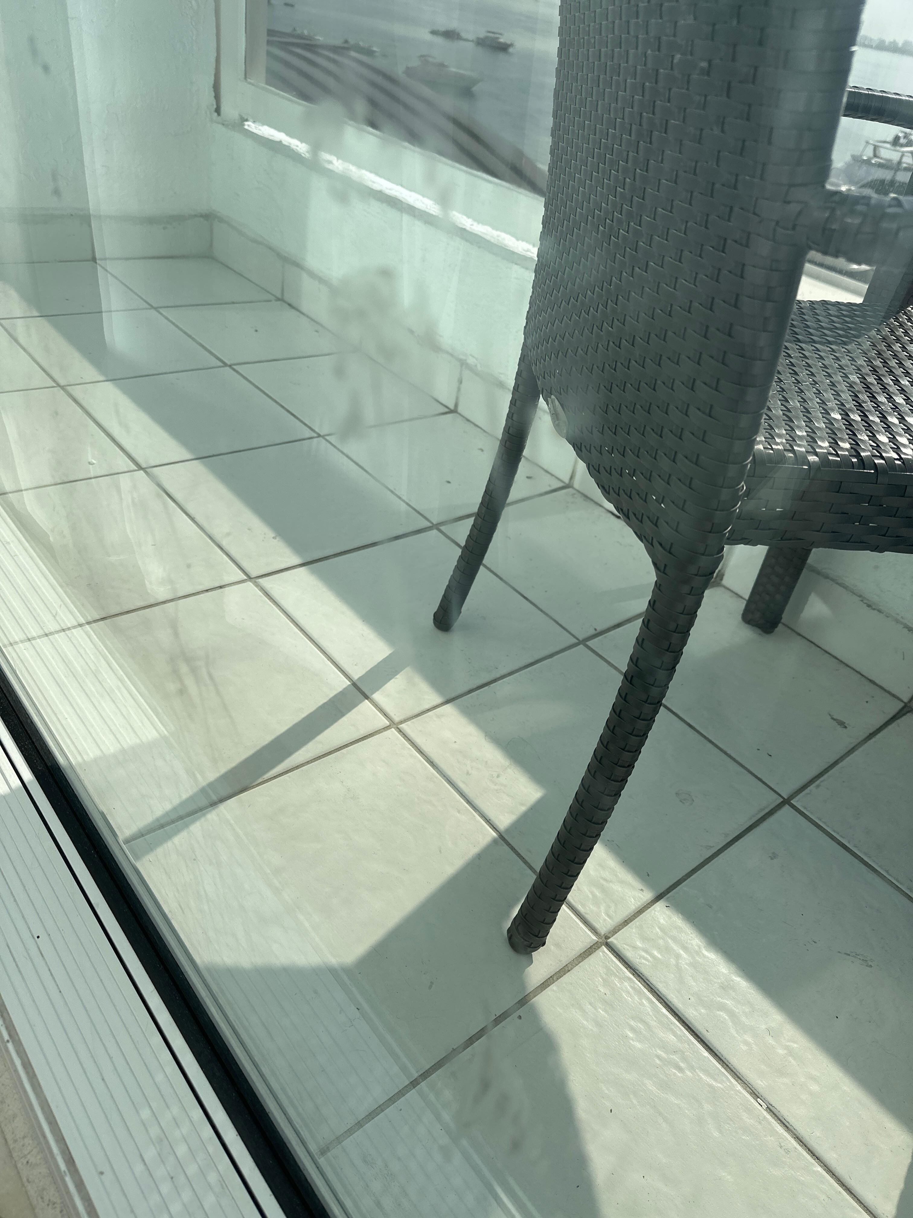 Window was dirty when we arrived.