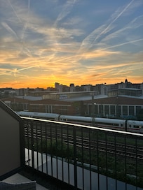 The view from my balcony at the hotel
