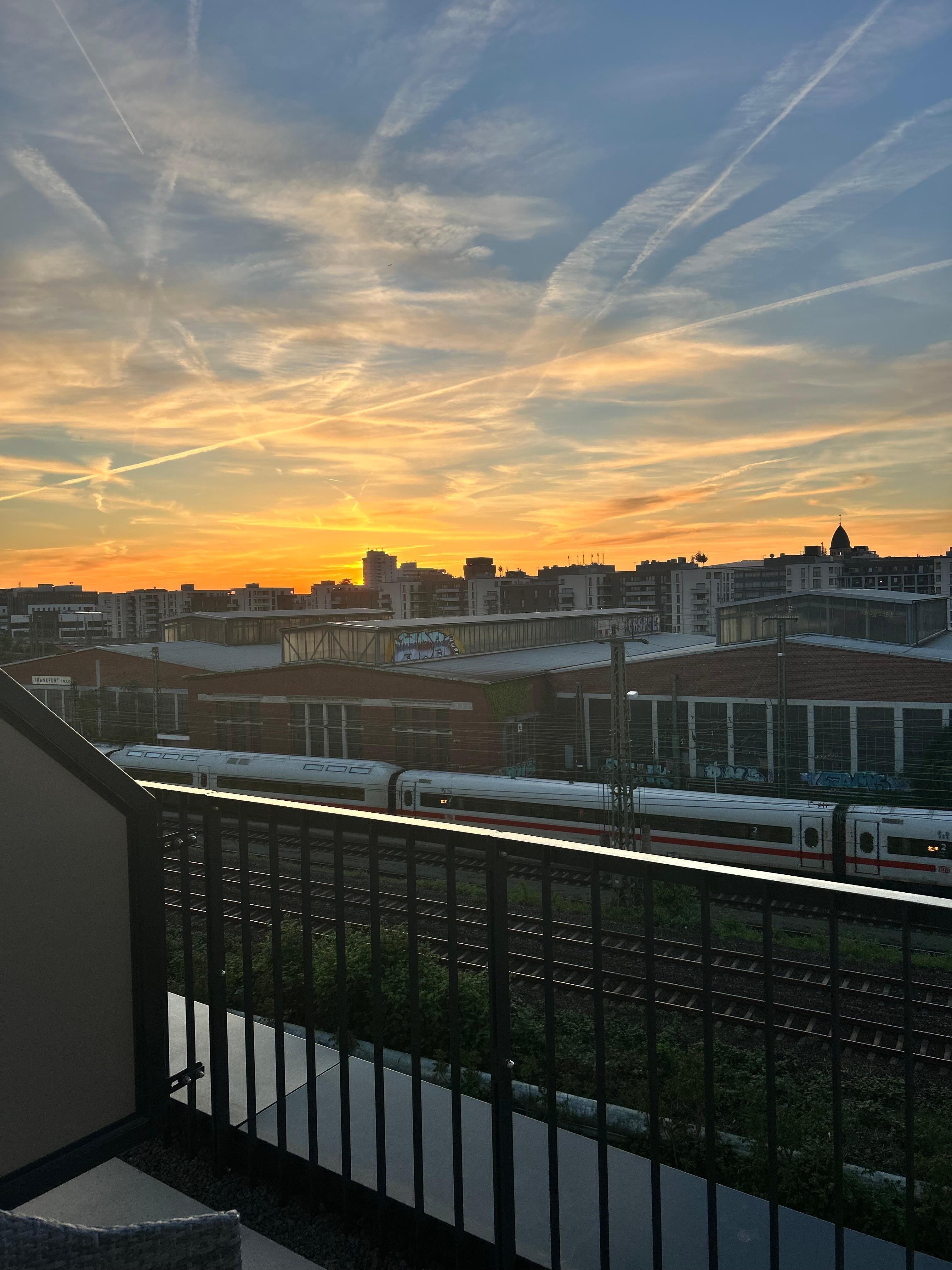 The view from my balcony at the hotel