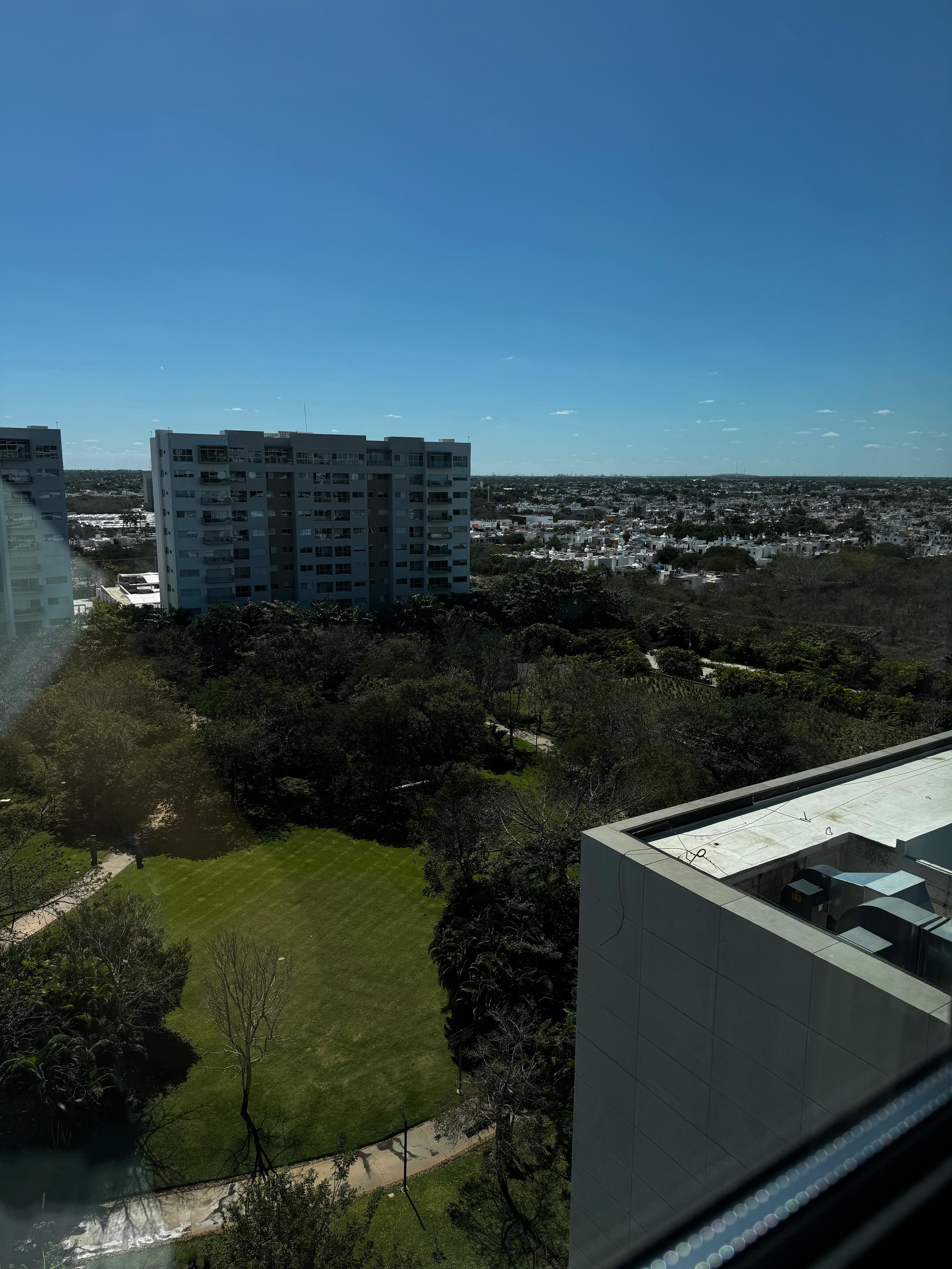 Vista desde la habitación en la que me hospedé (piso 10)