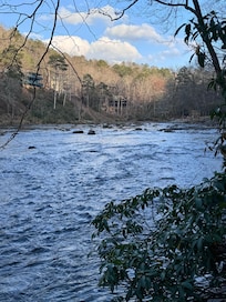 River was down the road with several beautiful picnic areas and fire pits.