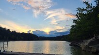 Sunset from the dock.