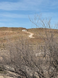 View from main house to Casita