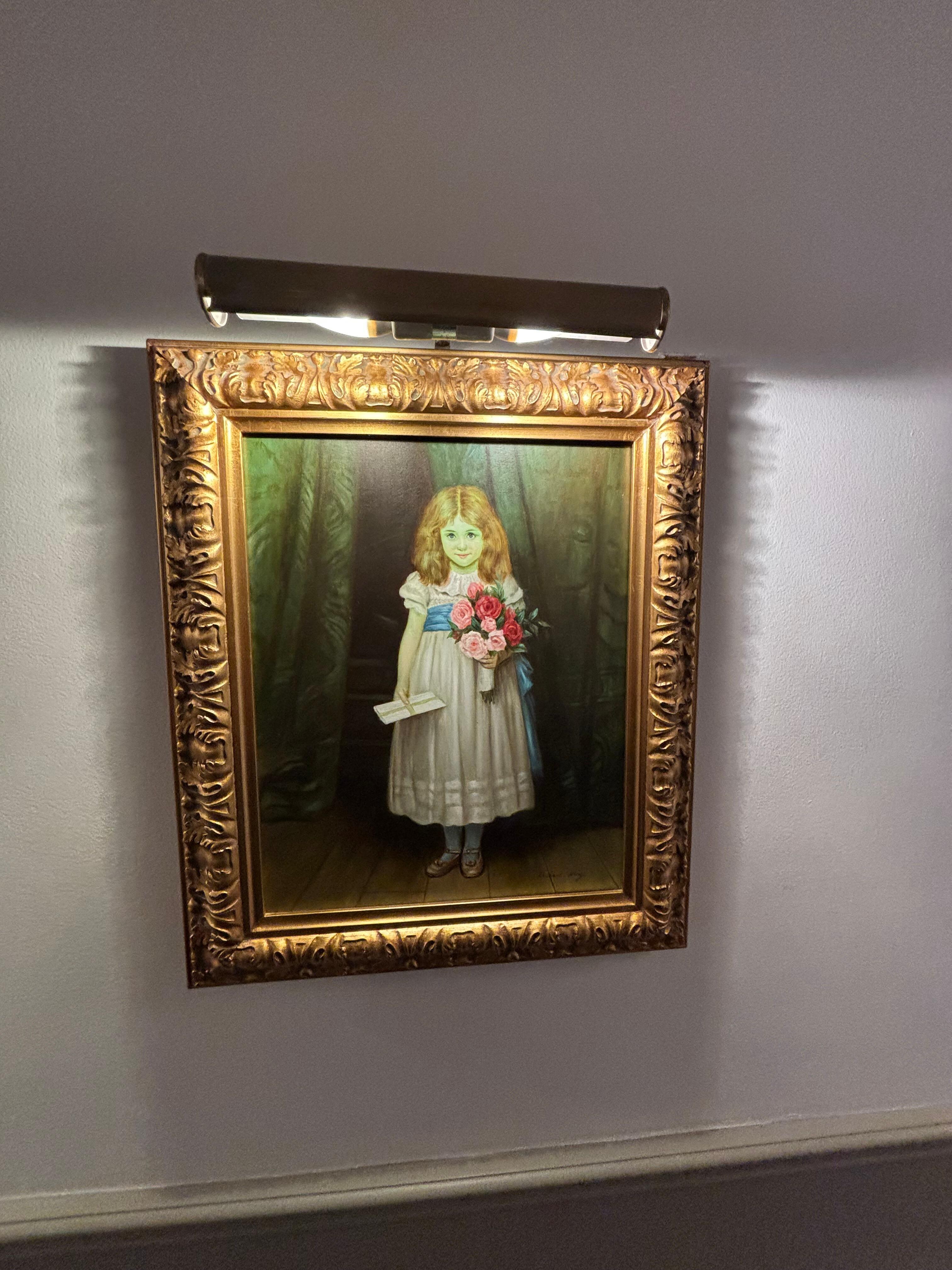 Painting of a girl, story at the hotel.