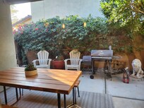 Side yard off of kitchen