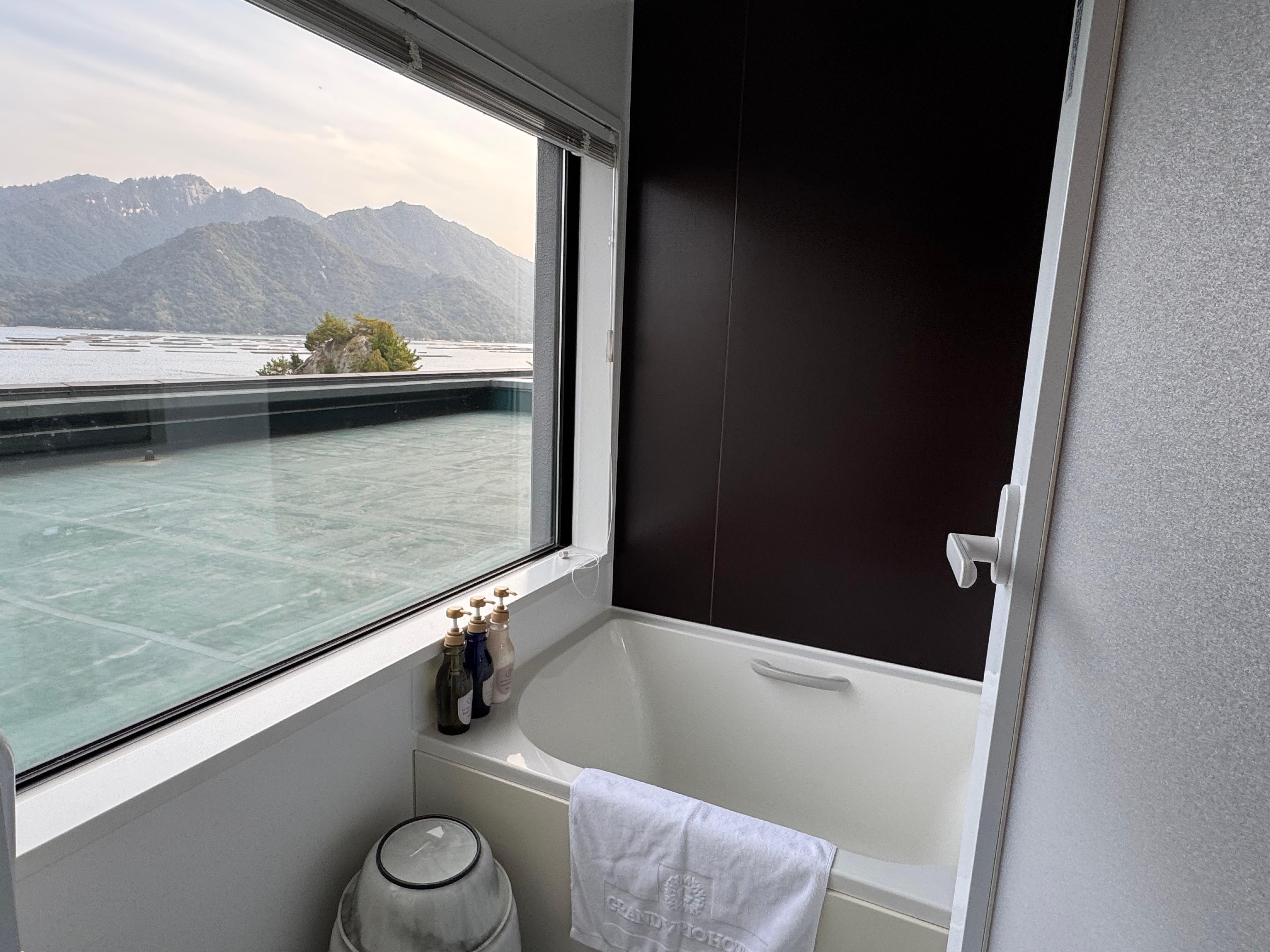 View from the bath area.