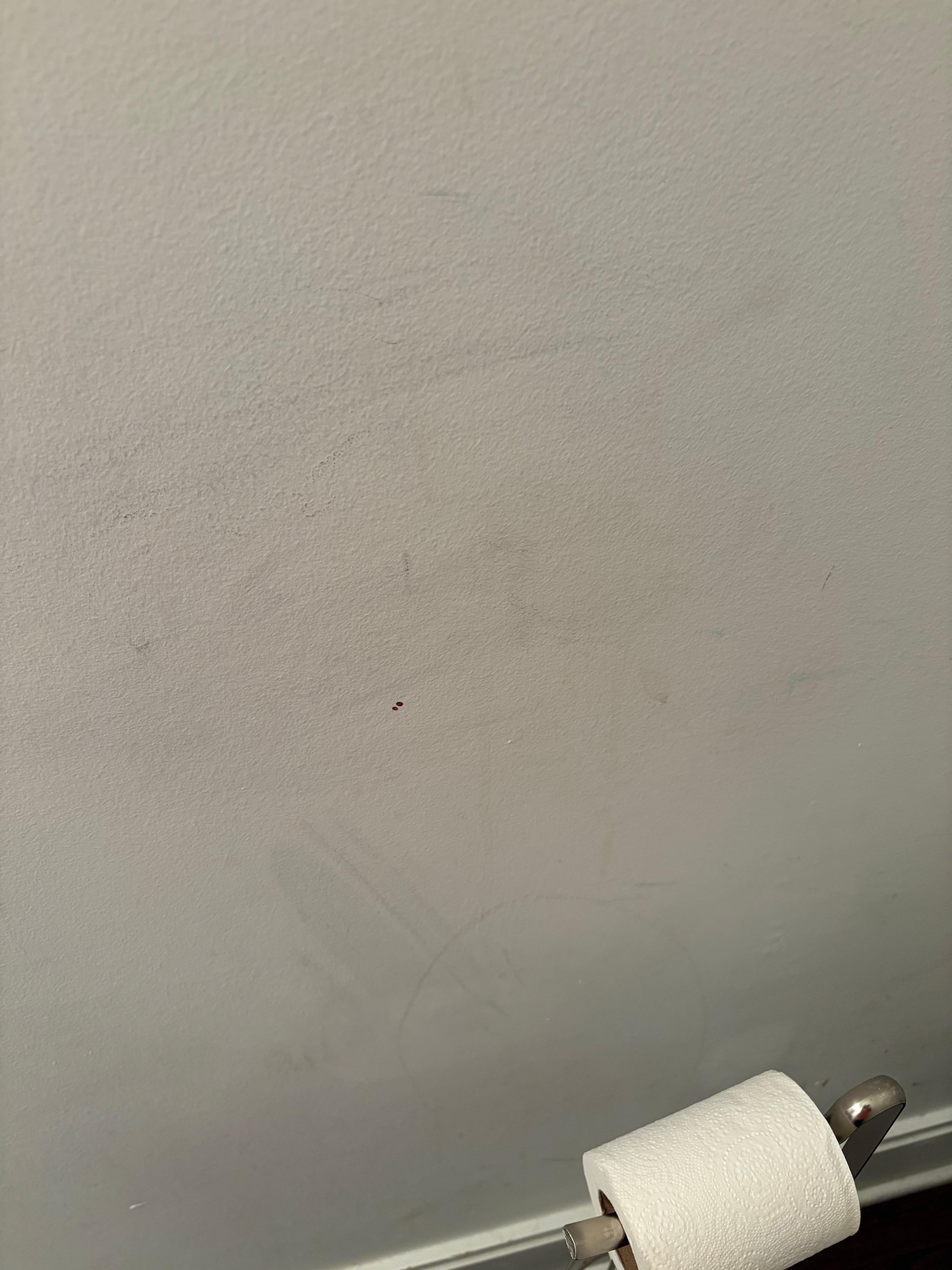 Just one of the many nasty walls