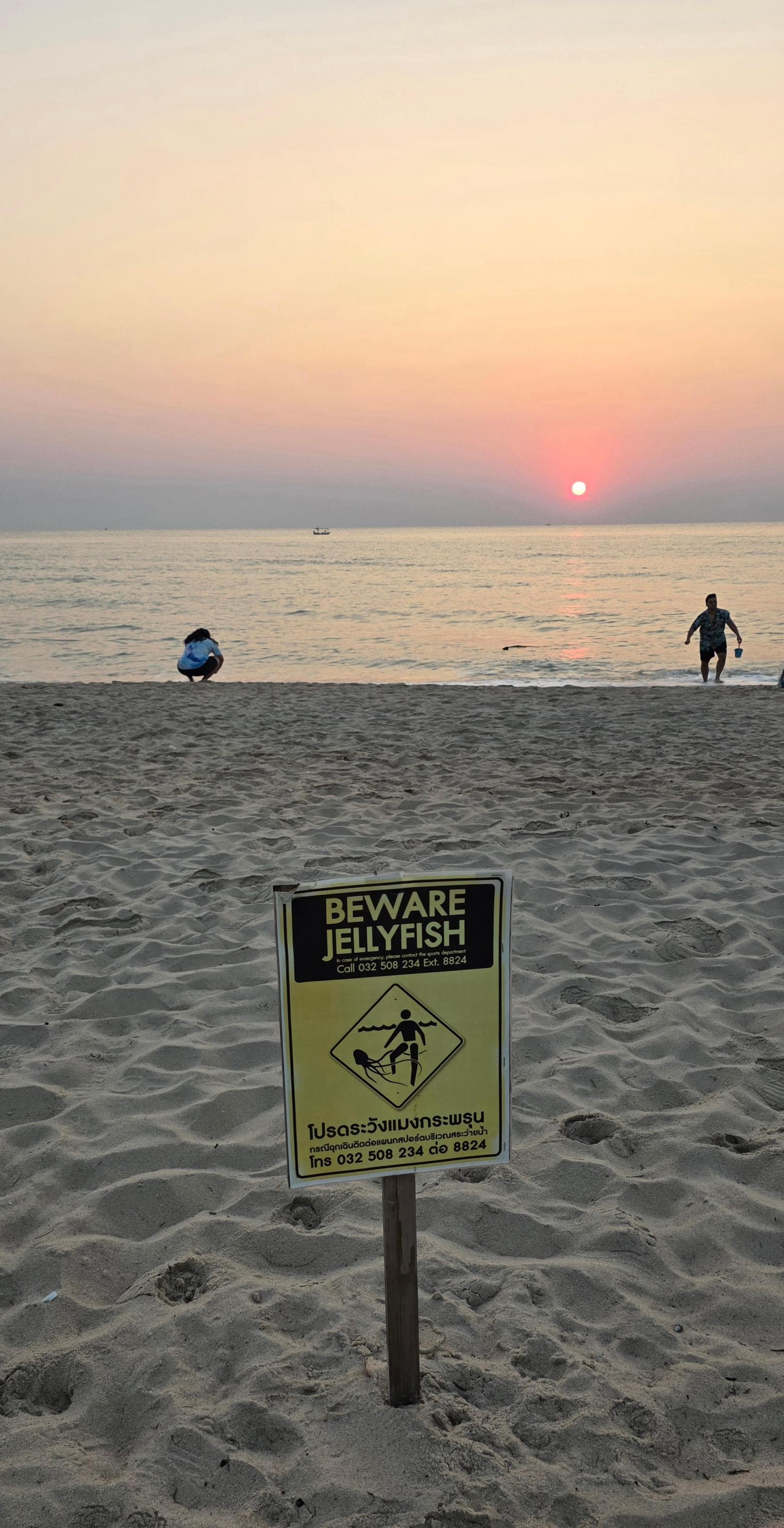 Beautiful sunrise beach