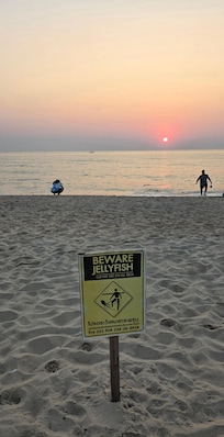 Beautiful sunrise beach