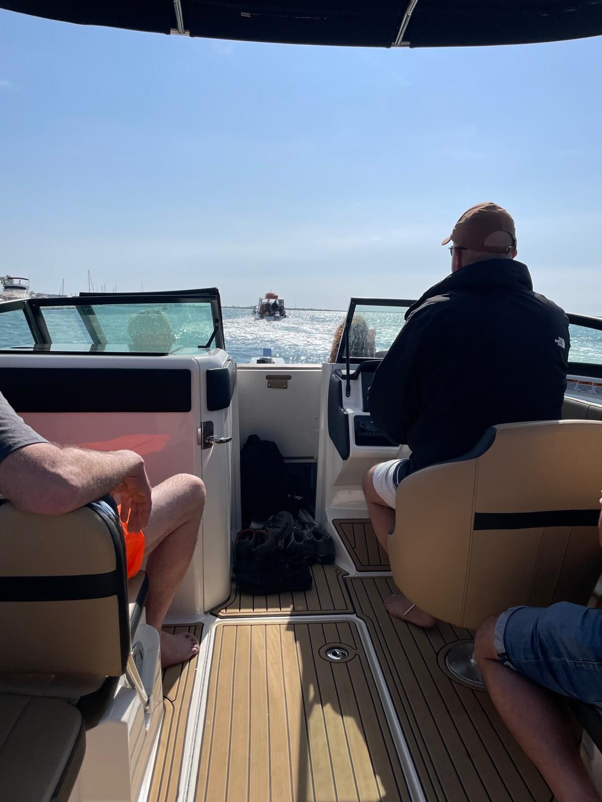 Bootstour mit unserem Vermieter