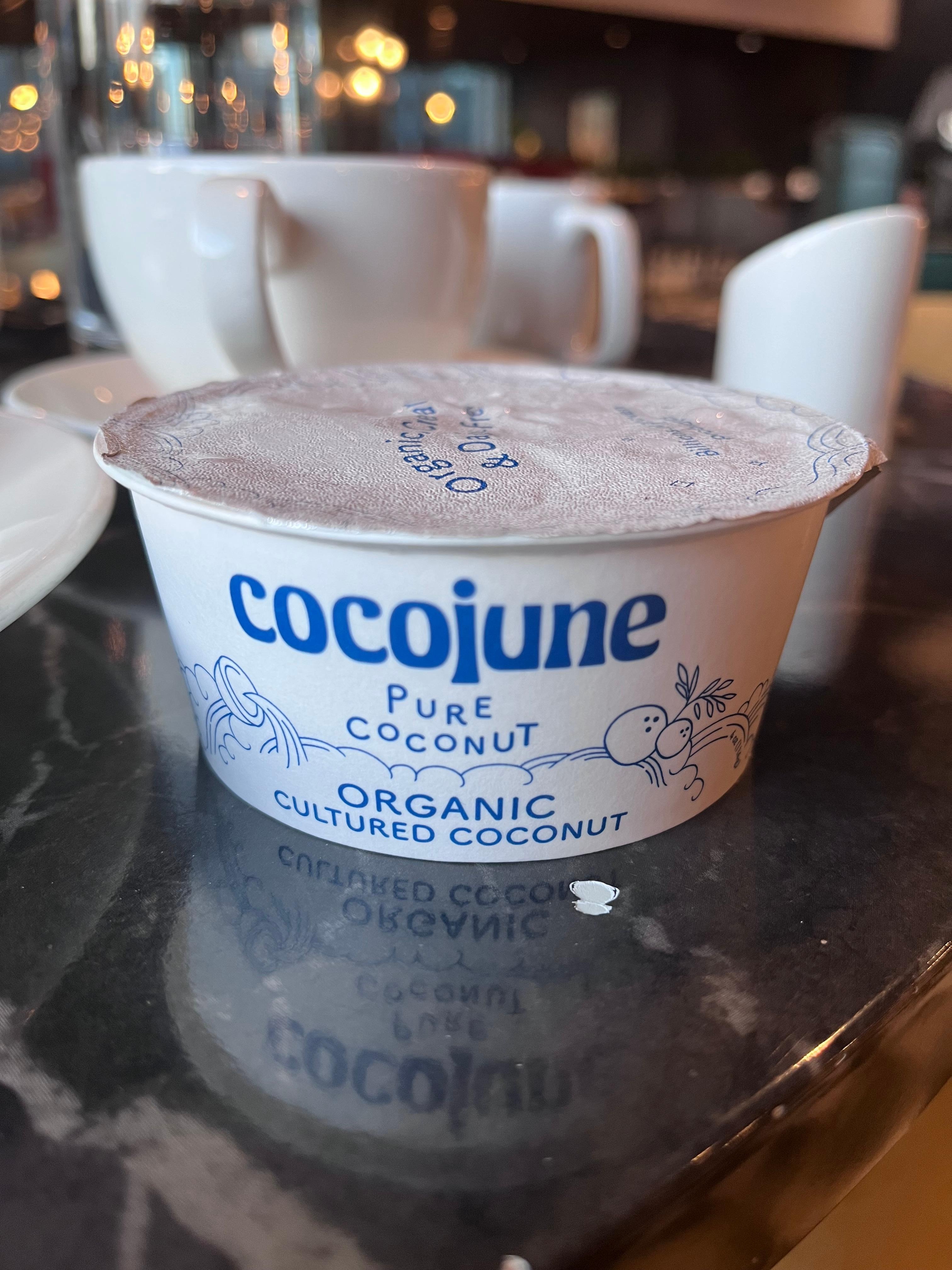 Yogurt from breakfast buffet (vegan options)