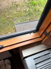 window sill dirty