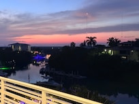 View of sunset from third level