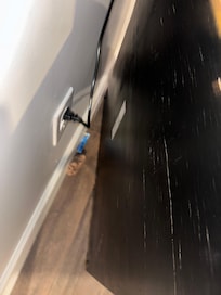 We found excessive trash and crumbs on the floor through our the unit while searching for our keys.