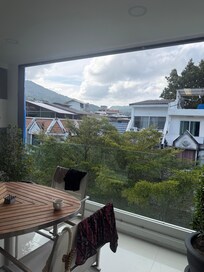 View from our hotel room patio