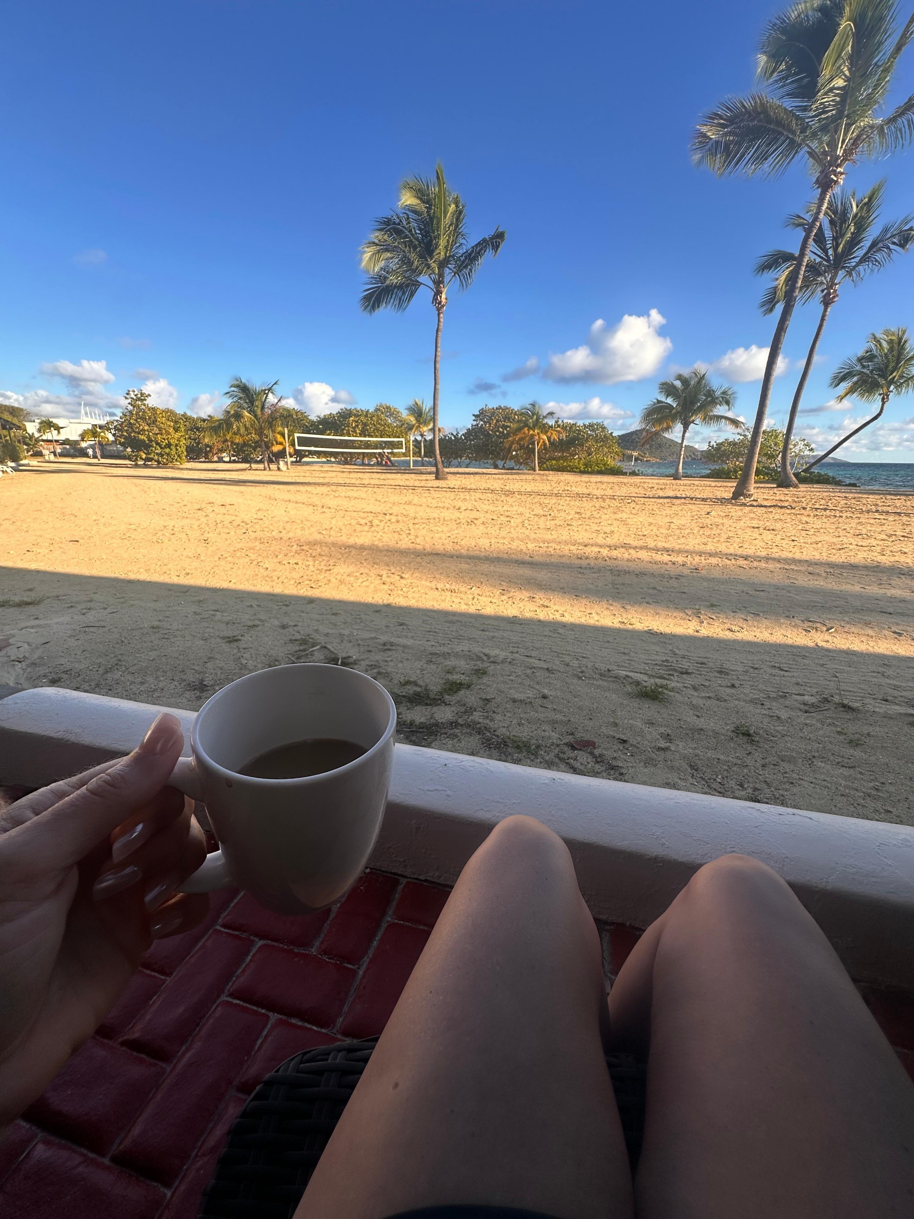 The best morning coffee view