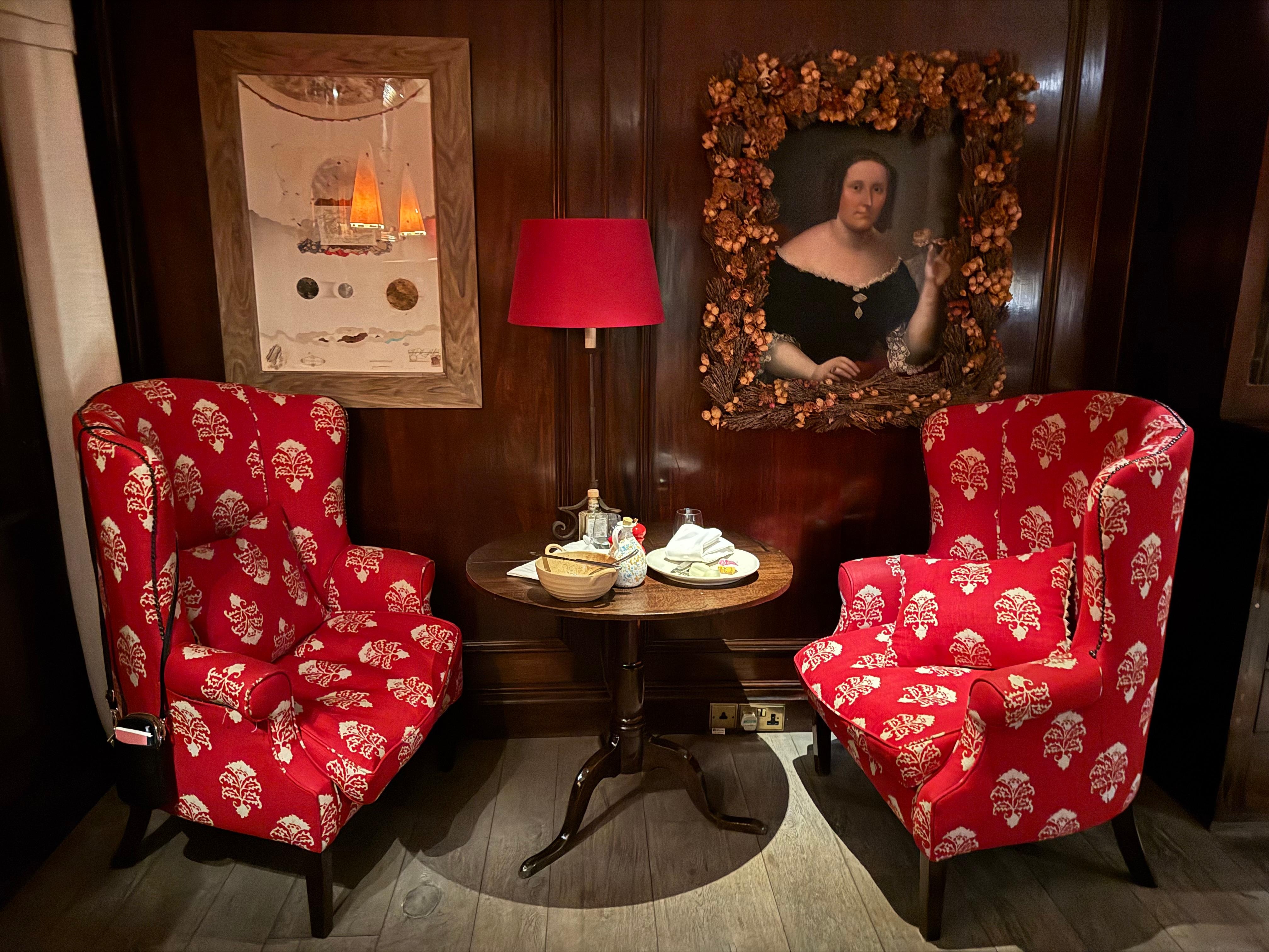 The library is a lovely place to have a visit and some tea.