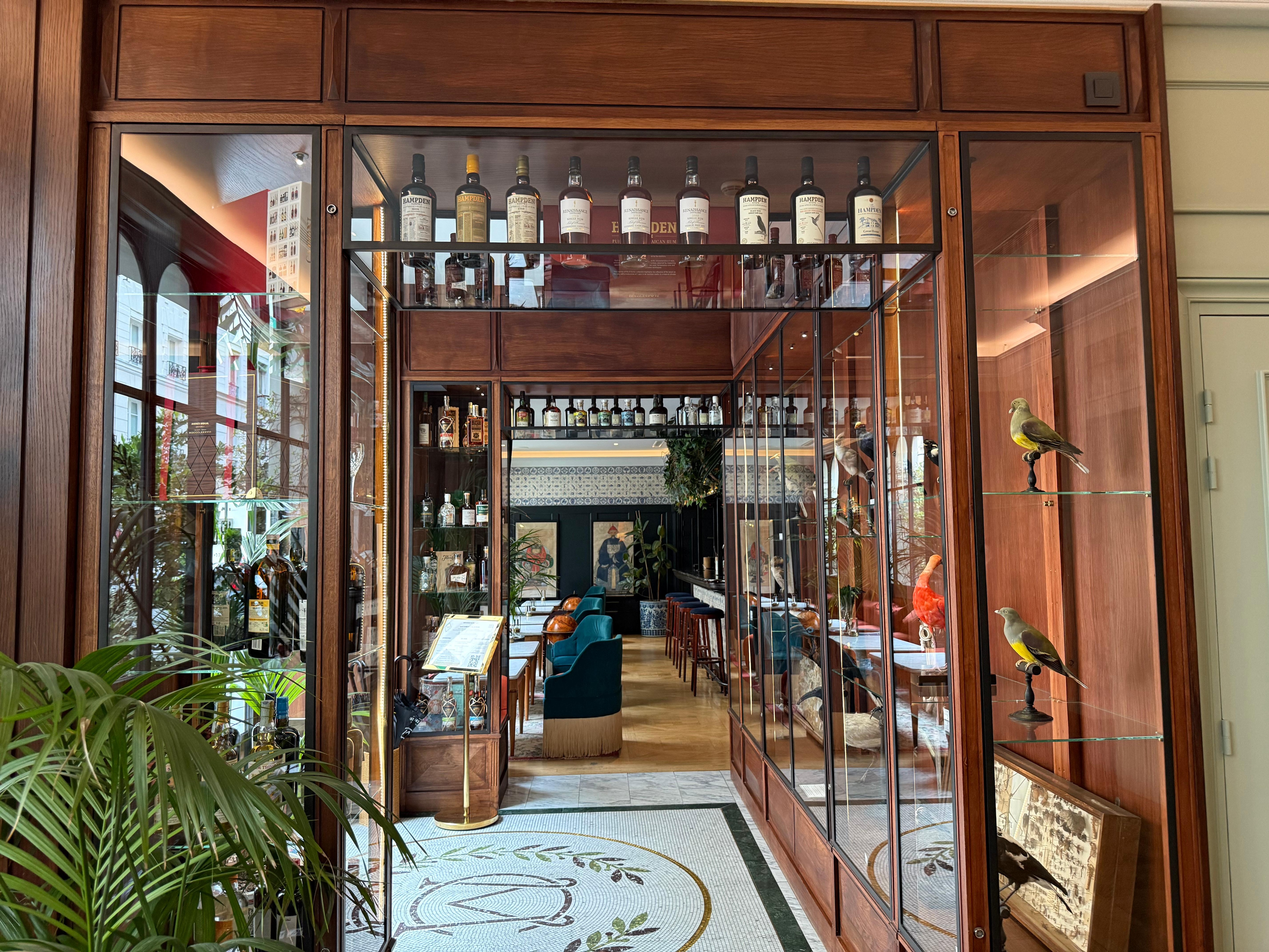 View of bar from foyer 
